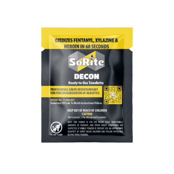 SoRite Decon 5.5×7 Sachet Wipes - 100 per pack